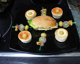 Foto del paso 6 de la receta: Panecillos con volovanes y banderillas