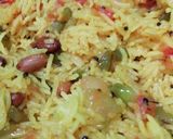 A picture of step 5 of Peanut Rice.