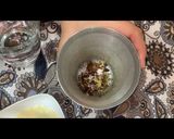 A picture of step 1 of Masala Chai.