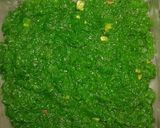 A picture of step 2 of Loki ka halwa.