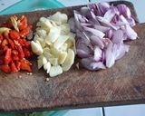 Foto langkah ke 3 dari resep Tumis kacang panjang tauge tempe.