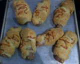 Foto langkah ke 10 dari resep Sausage Roll Bread (Roti Sosis Gulung). Empuk!.