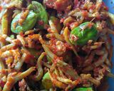 Foto langkah ke 4 dari resep Nasi bakar isi sambel teri petai.