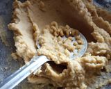 A picture of step 3 of Puran Poli (Maharashtrian Sweet Flatbread).