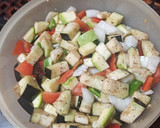 Foto del paso 1 de la receta: Bacalao con verduras en freidora de aire