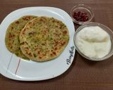 A picture of step 9 of Harabhara Stuffed Patatha.