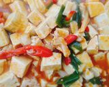 Foto langkah ke 5 dari resep Spicy shezhuan tofu.