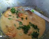 A picture of step 3 of Malai prawn.