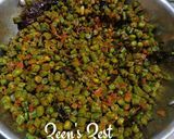A picture of step 5 of Beans Palya.