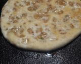 A picture of step 4 of Chicken qeema wala naan.