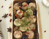 Foto langkah ke 4 dari resep Chicken Roll Soup Bak Kut Teh Spices.