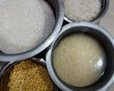 A picture of step 1 of Tricolour Idli.