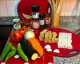Foto del paso 1 de la receta Tempeh de garbanzos y tofu, estofada, vegano 🌱vegetariana