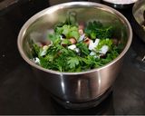 A picture of step 2 of Stuffed Brinjal Curry.