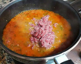 Foto del paso 12 de la receta: Keftas hamburguesadas con queso y salsa de carne picada y tomate