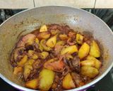 A picture of step 9 of Kakrol aloo sabzi.