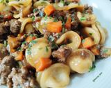 Foto del paso 8 de la receta: Orecchiette con carne de vacuno y verduras sabor oriental