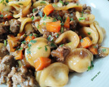 Foto del paso 8 de la receta: Orecchiette con carne de vacuno y verduras sabor oriental