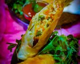 পনির স্প্রিং রোল (paneer spring roll recipe in Bengali) রেসিপির ধাপ 7 ছবি