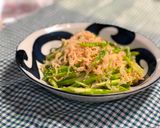 A picture of step 5 of Mayo Asparagus with salty chili fish egg (Mentaiko).