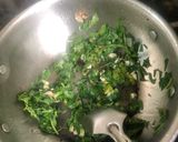 A picture of step 2 of Leftover potato and methi sabji.