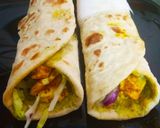 A picture of step 7 of Paneer Tikka Roll.
