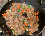 Beef Tendon Stir-fry Rice recipe step 9 photo