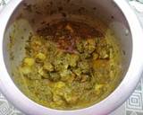 Hyderabadi Aaloo Paalak Gosht recipe step 1 photo