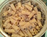 Foto del paso 14 de la receta Rigatoni con crema de morcilla, foie y champiñones
