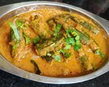 A picture of step 16 of Bhindi curry.
