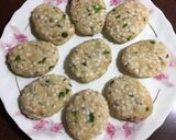 A picture of step 2 of Crispy Sago Tikki.