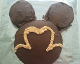 Pas rețetă Tort de ciocolată Minnie Mouse 😍 7 fotografie