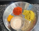 A picture of step 4 of Royal palak kaju masala.