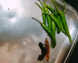 A picture of step 1 of Urad and Masoor Dal.