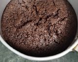 A picture of step 6 of Chocolate ganache cake.