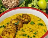 Vöröslencse főzelék sült tofuval! VEGÁN recept fázis 6 fotója
