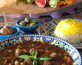 عکس مرحله 9 از دستور خورشت نخود فرنگی لبنانی