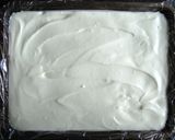 A picture of step 2 of Leftover Whipped Cream & Yoghurt Bark.