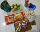 Foto langkah ke 1 dari resep Mie tek tek megicom ala lucy's.