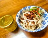 月見初心黃金鵝油蔥雞絲飯(創意料理)的食譜步驟1照片
