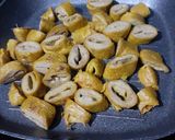A picture of step 1 of Tandoori Chaap.