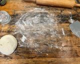 A picture of step 6 of Sourdough pizza.