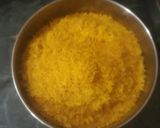A picture of step 3 of Sev khoya burfi.