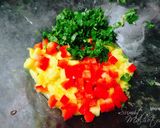 A picture of step 2 of Mango Salsa Maggi Recipe.