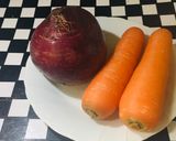 Foto del paso 1 de la receta: Extracto de Frutas con vegetales full Vitaminas !🍍🍊🥕🌺