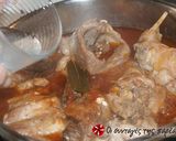 A picture of step 9 of Rabbit with red sauce from Zakynthos.
