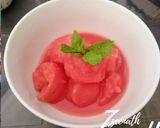 A picture of step 2 of Watermelon Sorbet.