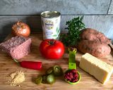 A picture of step 1 of Paddy's Bully Beef Hash.