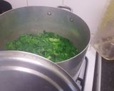 A picture of step 3 of Seasonal?Leafy greens.