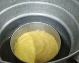 A picture of step 5 of Khaman dhokla.